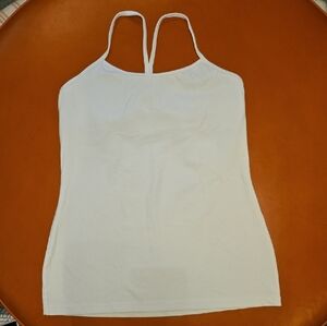 Lululemon Athletica White Tank Top